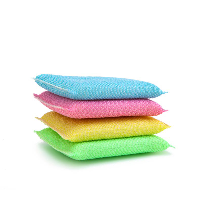 DH-A2-13 Colorful kitchen scrubber dish cloth washing sponges