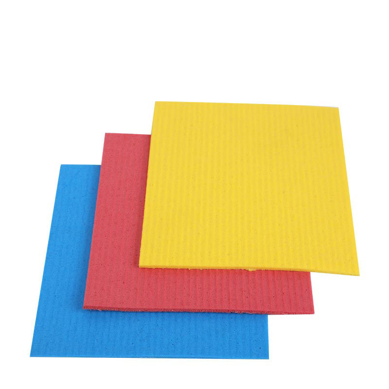 DH-A5-16 kitchen cleaning microfiber cellulose polyurethane sponge cloth disposable microfiber cloths