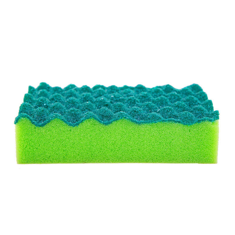 DH-A1-14 Wholesale green pur coating kitchen cleaning sponge