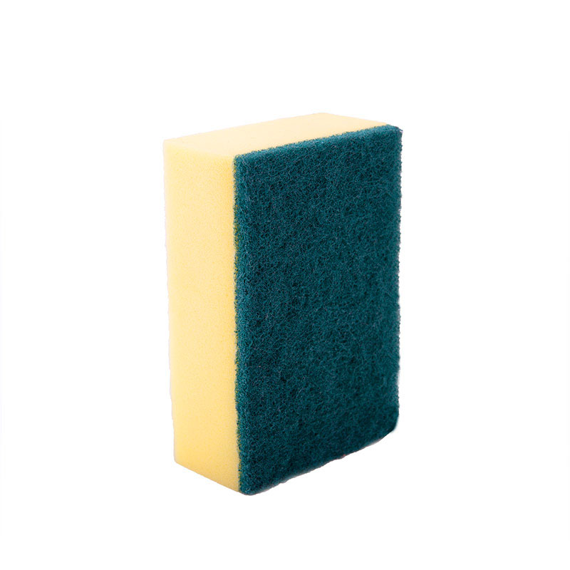 DH-A1-21  rectangle eco friendly kitchen cleaning sanding sponge scourer for kitchen