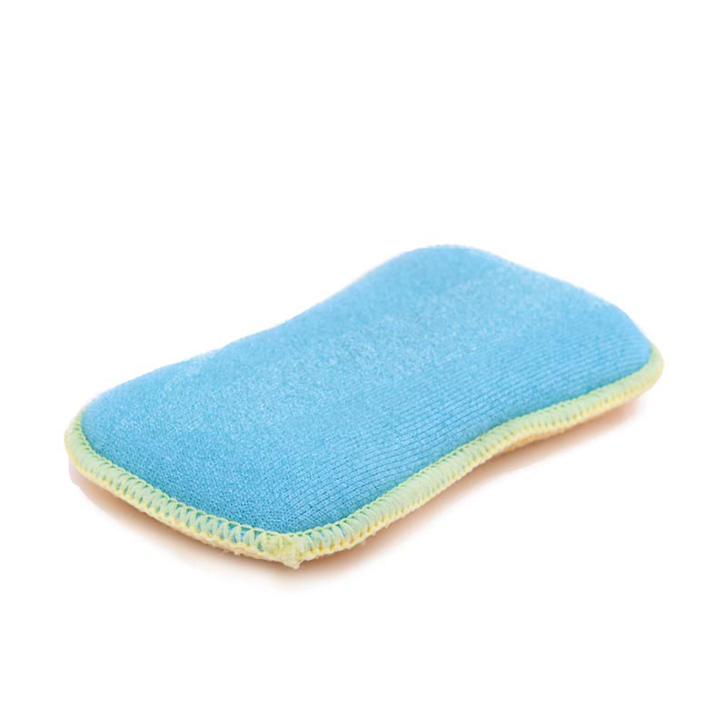 DH-A4-11 cleaning polishing coral fleece 2 sided car wash sponges ...