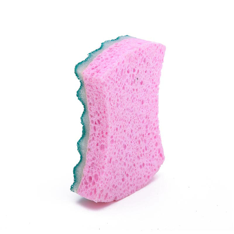 DH-A5-15 Kitchen cleaning pink cellulose sponge multi-purpose place coating clean surface