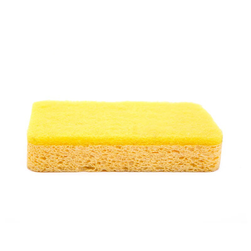 DH-A5-7 custom kitchen dish cloth celulose sponge with scouring pad